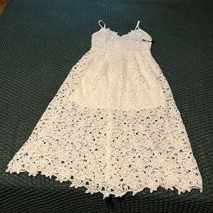 Womens NWT Astr the Label dress white lace size M